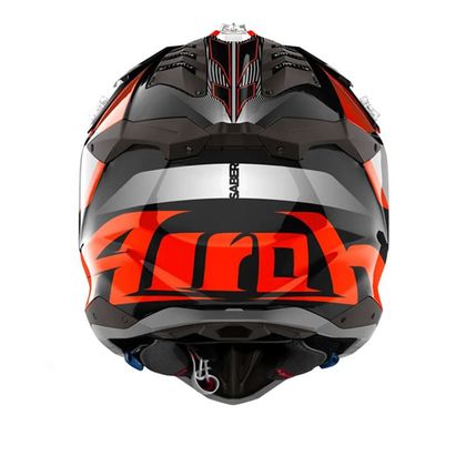 Casco de motocross Airoh AVIATOR 3 - SABER 2024 - Naranja