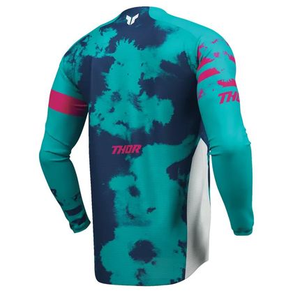 Thor LAUNCH BLEACH 2025 Cross jersey - White / Blue