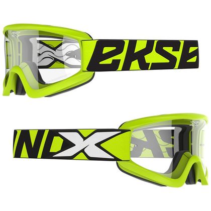 Masque cross EKS GOX FLAT OUT FLO YELLOW - CLEAR 2023