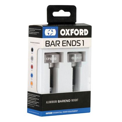 Embouts de guidon Oxford BarbEnds 1 (22 mm) universel - Gris