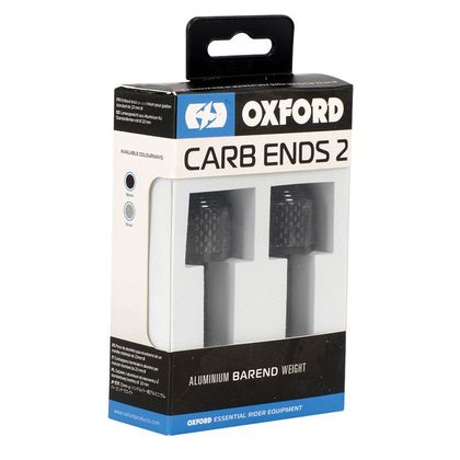 Oxford CarbEnds 2 (22 mm) Universal Handlebar ends - Black