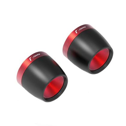 Rizoma für Original-Lenker Lenkradkappen Universell - Rot Ref : RZ0974 