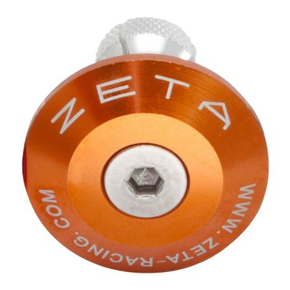 Zéta 29MM 2PCS Lenkradkappen Universell - Orange Ref : ZE4956 / ZE487009 