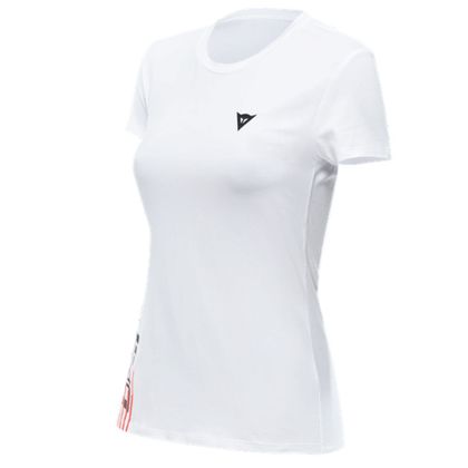 Dainese WOMEN'S LOGO Short-sleeved T-Shirt - White / Black Ref : DN2013-C796 