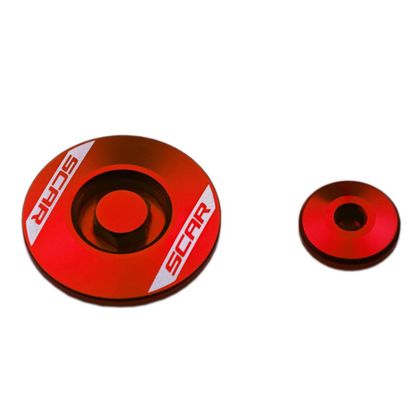 Bouchon de carter d'huile Scar  - Rouge