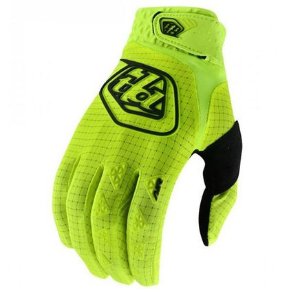 Guantes de motocross TroyLee design AIR YOUTH - SOLID - FLUO YELLOW Ref : TRL0591 