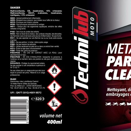 Detergente Technilub PULITORE PARTI METALLICHE 0,4L universale