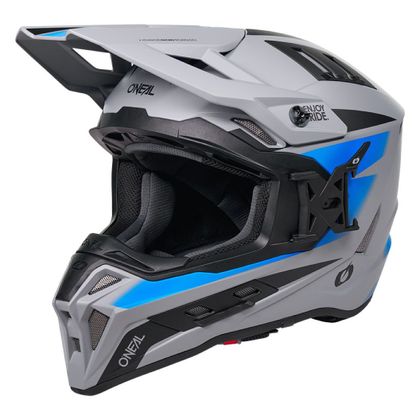 O'Neal EX-SRS - MAGMA 2026 Cross helmet - Grey / Blue Ref : OL2458 