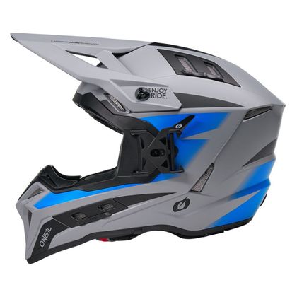 O'Neal EX-SRS - MAGMA 2026 Cross helmet - Grey / Blue