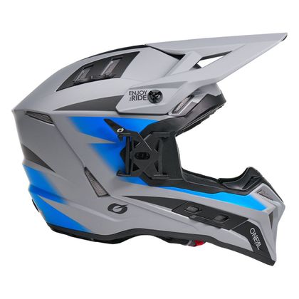 O'Neal EX-SRS - MAGMA 2026 Cross helmet - Grey / Blue