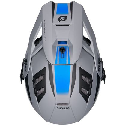 O'Neal EX-SRS - MAGMA 2026 Cross helmet - Grey / Blue