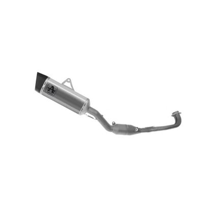 Arrow Pista Titanium - Krümmer Stahl Vollständige Linie - Grau Ref : AW0889 / 73023PT 
