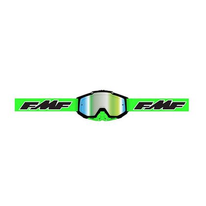 Gafas de motocross FMF VISION POWERBOMB ROCKET LIMA - PANTALLA VERDE IRIDIUM 2022 - Verde