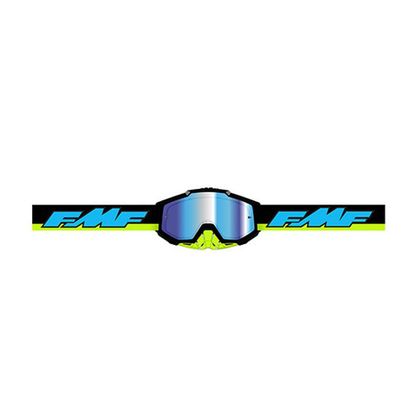 Gafas de motocross FMF VISION POWERBOMB TALLADEGA - PANTALLA AZUL IRIDIUM 2022 - Azul / Amarillo