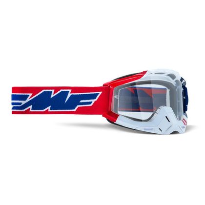 Masque cross FMF VISION POWERBOMB US OF A 2022 - Bleu / Rouge Ref : FMF VISION0006 / F5003600006 