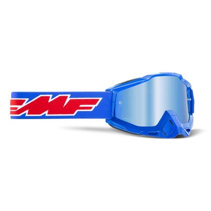 Gafas de motocross FMF VISION POWERBOMB ROCKET BLUE IRIDIUM 2022 - Azul Ref : FMF VISION0010 / F5003700002 