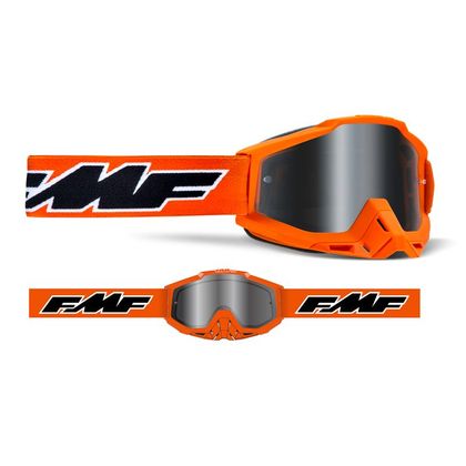 Gafas de motocross FMF VISION POWERBOMB ROCKET ORANGE IRIDIUM 2022 - Naranja