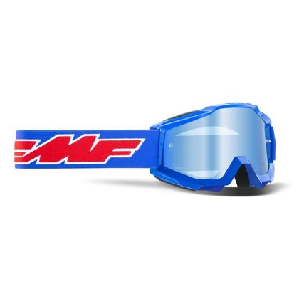 Gafas de motocross FMF VISION POWERBOMB ROCKET BLUE IRIDIUM YOUTH - Azul