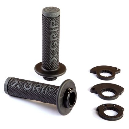 Poignées de guidon X-GRIP GRIPS LOCK Universel - Gris Ref : XGR0066 / 0513XG2099 