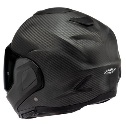 HJC F100 - CARBON MAT Modular helmet - Black