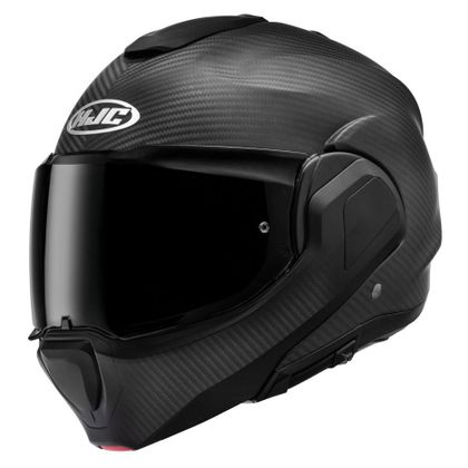 HJC F100 - CARBON MAT Modular helmet - Black