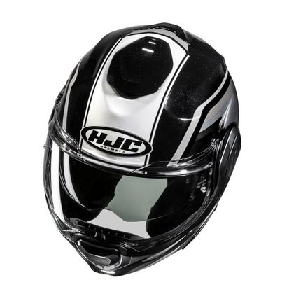 Hjc F100 - REFF Systeemhelm - Zwart / Grijs