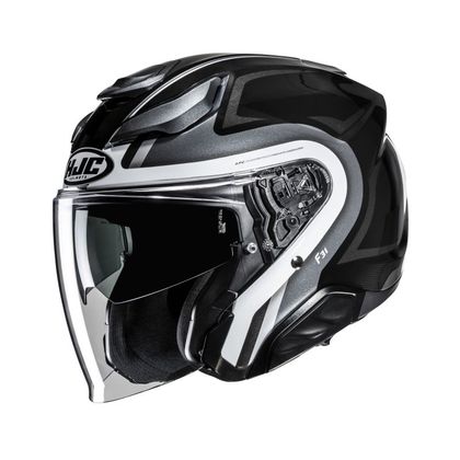 Hjc F31 - BASK Jet-Helm - Schwarz / Grau Ref : HJ1388 