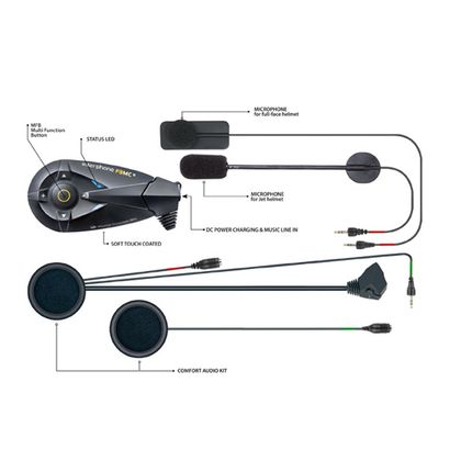 Intercom Interphone F3 MC SERIES+ PRO SOUND POUR CASQUE SCHUBERTH C3