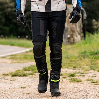 LS2 COMO AIR Motorbike Trousers - Black / Grey