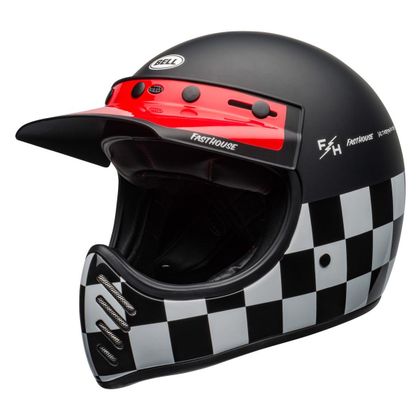 Casque Bell MOTO-3 - FASTHOUSE CHECKERS Ref : EL0422 