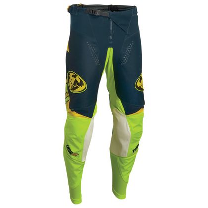 Pantalón de motocross Thor PULSE 04 LE 2023 - Azul / Verde Ref : TO2833 