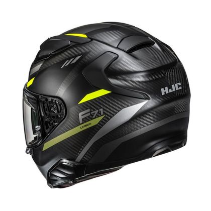 Hjc F71 CARBON - ESIRA Integraalhelm - Zwart / Geel