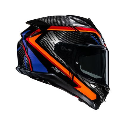 Casque intégral HJC F72 CARBON - KAIRO - Orange / Bleu