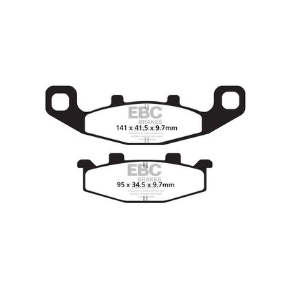 Pastillas de freno EBC Delanteras/traseras de metal sinterizado (según modelo) Ref : FA129HH 