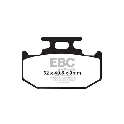 Plaquettes de freins EBC Organique arrière Ref : FA152TT 