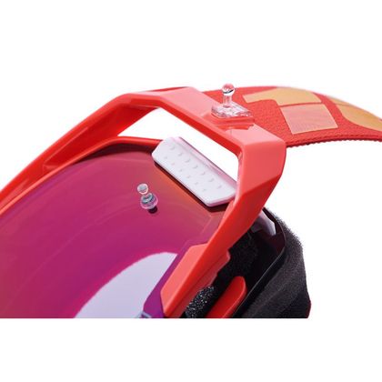 Gafas de motocross 100% ARMEGA NUKETOWN - IRIDIUM RED/BLUE 2023 - Rojo / Amarillo