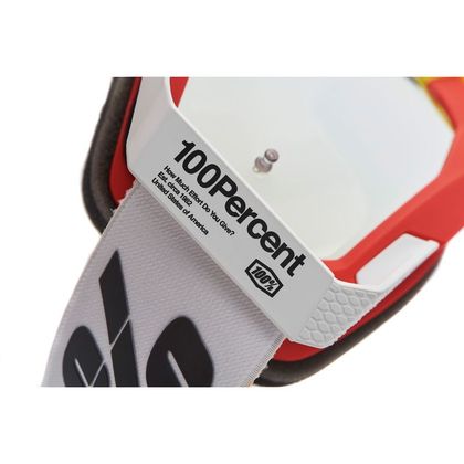 Gafas de motocross 100% RACECRAFT 2 - ARSHAM RED - IRIDIUM SILVER FLASH 2023