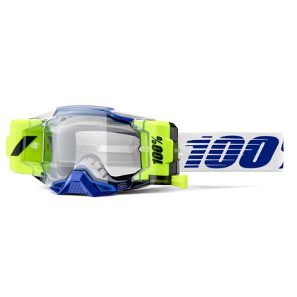 Gafas de motocross 100% ARMEGA FORECAST Bleu -  Clair 2024 - Azul