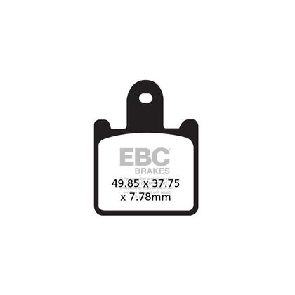 Pastillas de freno EBC Delanteras de metal sinterizado Ref : FA417/4HH / FA417-4HH 