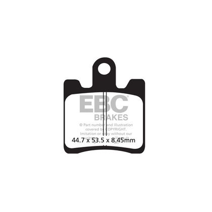 Pastillas de freno EBC Delanteras de metal sinterizado Ref : FA423/4HH / FA423-4HH 