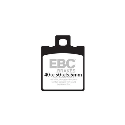 Pastiglie freni EBC Organico posteriore Ref : FA047/3 / FA047-3 