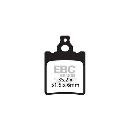 Plaquettes de freins EBC Organique arrière Ref : FA060 