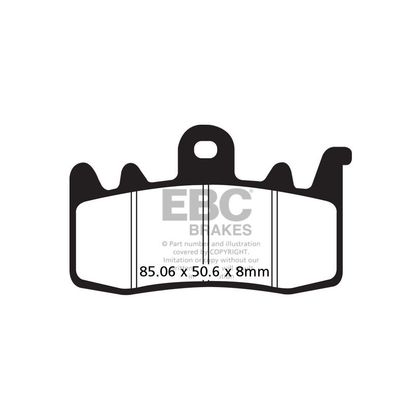 Pastillas de freno EBC Delanteras de metal sinterizado Ref : FA630HH 