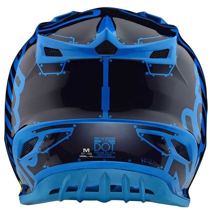 Casque cross TroyLee design SE4 POLYACRYLITE FACTORY OCEAN YOUTH