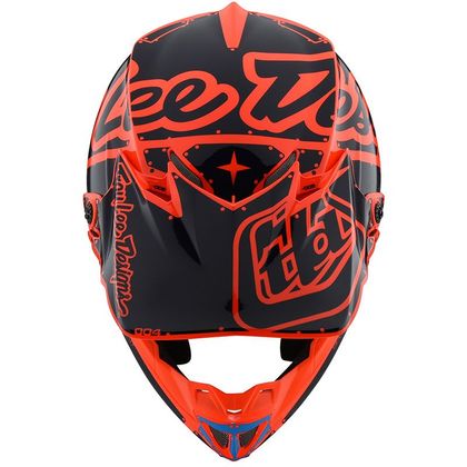 Casco de motocross TroyLee design SE4 POLYACRYLITE FACTORY ORANGE 2019