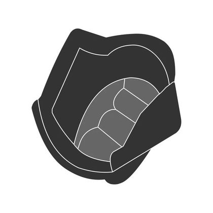 Mousse de joues et Coiffe Tucano Urbano POUR HYPERLINK Universel - Noir