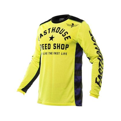 Camiseta de motocross FASTHOUSE YOUTH ORIGINALS AIR COOLED HIGH VIZ/BLACK Ref : FAS0197 