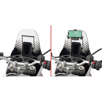 Barre de fixation guidon Givi Chassis pour support GPS