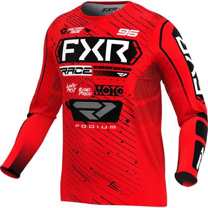 FXR PODIUM ENFANT 2026 Cross jersey - Red / Black Ref : FXR0878 