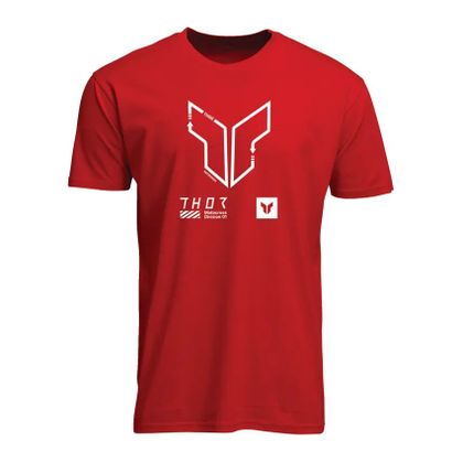 Thor TRAX Short-sleeved T-Shirt - Black / Red Ref : TO3409 